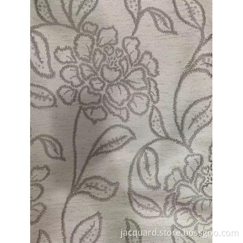 Hot Sale Polyester Linen Window Jacquard Fabric